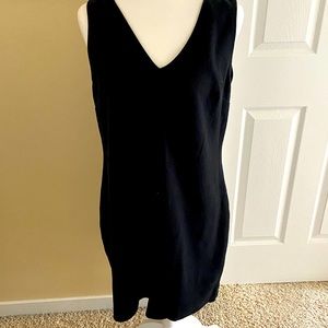 Black knit dress